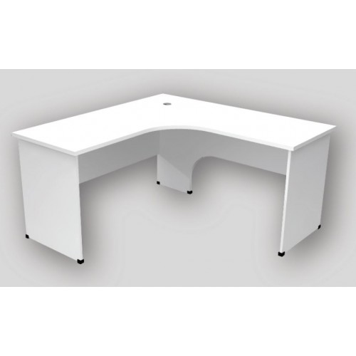 SNOW SERIES L-SHAPE TABLE [OF-SN-L1515 (L/R) | L1818 (L/R)]
