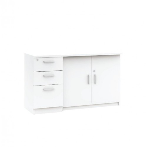 HAWK | NOVA | SNOW PEDESTAL + SWINGING DOOR CABINET