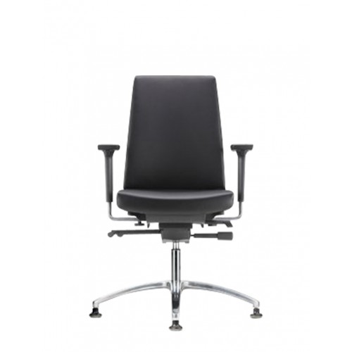 COMO PU LEATHER VISITOR CHAIR (CV6113L-19D98)