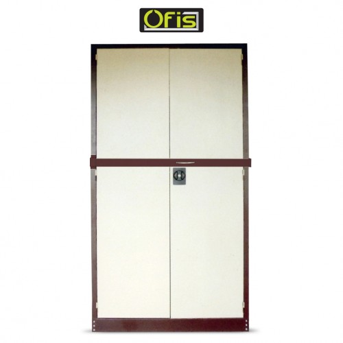 FULL HEIGHT SWING DOOR C/W 3 ADJUSTABLE SHELVES AND LOCKING BAR CUPBOARD (OF-S118LB)