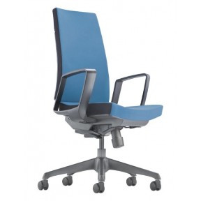 COMO SERIES FABRIC MEDIUM BACK CHAIR (CV6111F-24A66)
