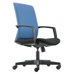 FIRENZE SERIES FABRIC MEDIUM BACK CHAIR (FT5711F-32A76)