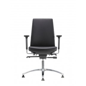 COMO PU LEATHER VISITOR CHAIR (CV6113L-19D98)