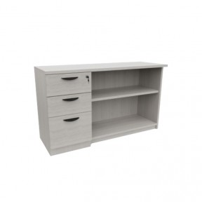 LOOP 2D1F PEDESTAL + OPEN SHELF CABINET (FIXED)