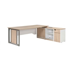 EDGE SERIES EXECUTIVE TABLE WITH SIDE CABINET (OF-EDGE-1890L/R | OF-EDGE-2090L/R)