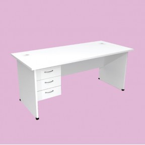 SNOW SERIES WRITING TABLE c/w HANGING 3D [OF-SN-127(H3) | OF-SN-157(H3) | OF-SN-187(H3)]