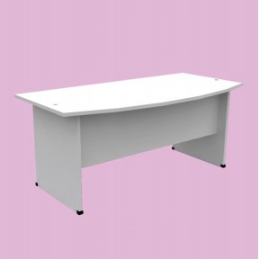 SNOW SERIES D-SHAPE EXECUTIVE TABLE (OF-SN-1890)
