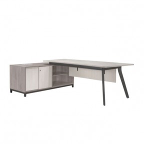 ZICO SERIES EXECUTIVE TABLE WITH SIDE CABINET (LEFT / RIGHT) (OF-ZICO-01L | OF-ZICO-01R)